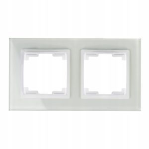 DOUBLE GLASS FRAME CARLA UNIVERSAL 1772-62 white EPN VERTICAL/HORIZONTAL