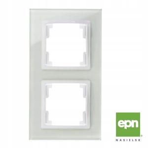 DOUBLE GLASS FRAME CARLA UNIVERSAL 1772-62 white EPN VERTICAL/HORIZONTAL